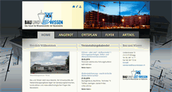 Desktop Screenshot of bauundwissen.ch
